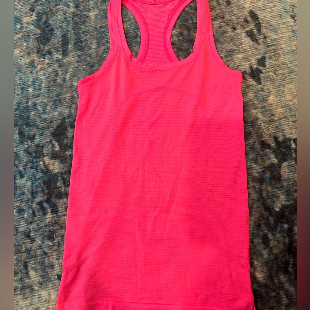 Lululemon Athletica Hot Pink Swiftly Tech Tank Top